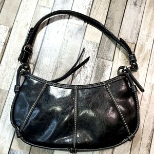 Black Leather Express Purse